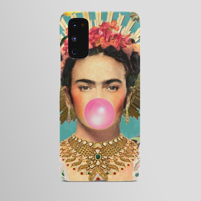 Frida Kahlo Crown & Bubble Gum Android Case