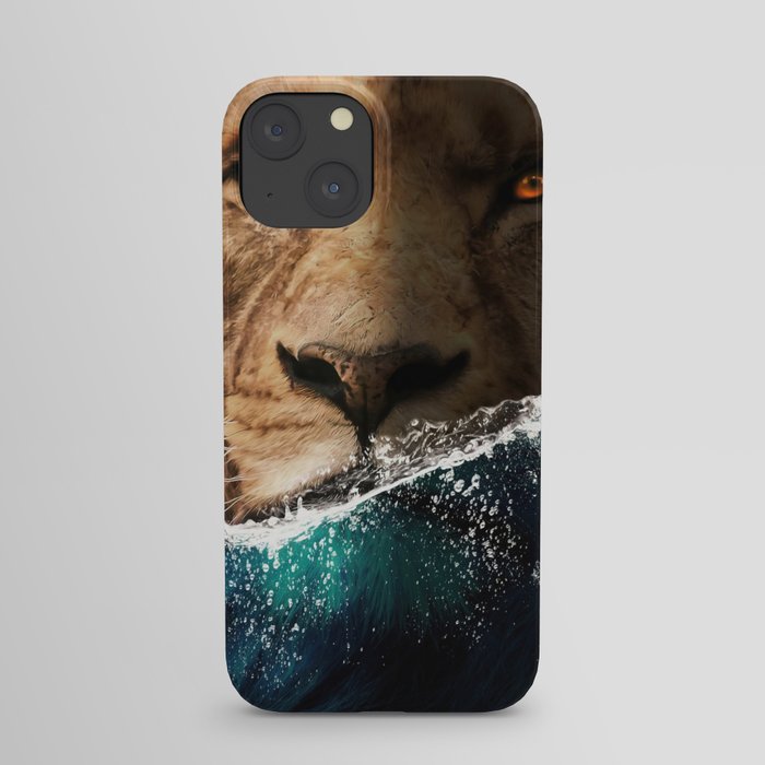 Lion behind the Ocean iPhone Case