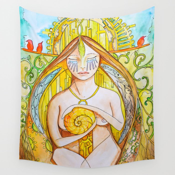 Mother Earth Wall Tapestry