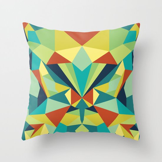 Colorful All Throw Pillow