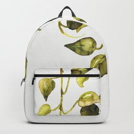 Golden Pothos - Botanical ink painting Backpack