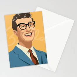 Buddy Holly Illutration Stationery Cards