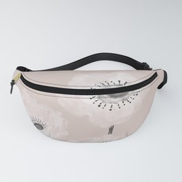 Painted Flowers Fanny Pack