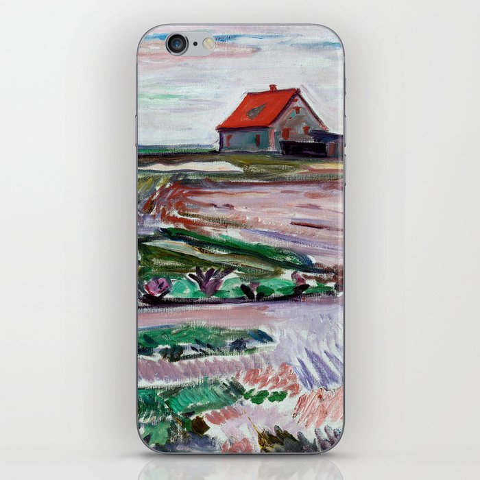 Edvard Munch - Seashore. Landscape near Lubeck iPhone Skin