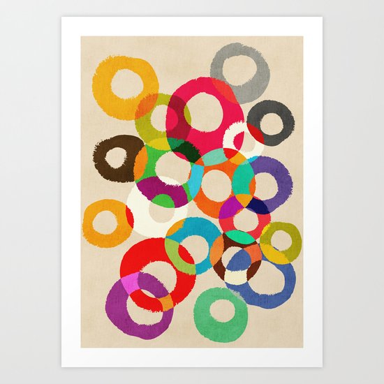 Loop Hoop Art Print