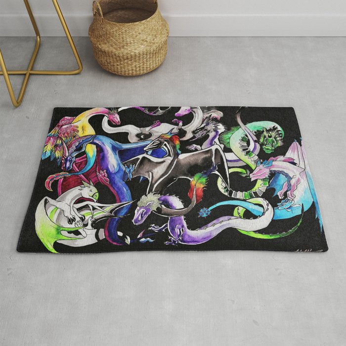 Queer Dragons Rug