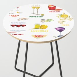 Limoncello Cocktail Side Table