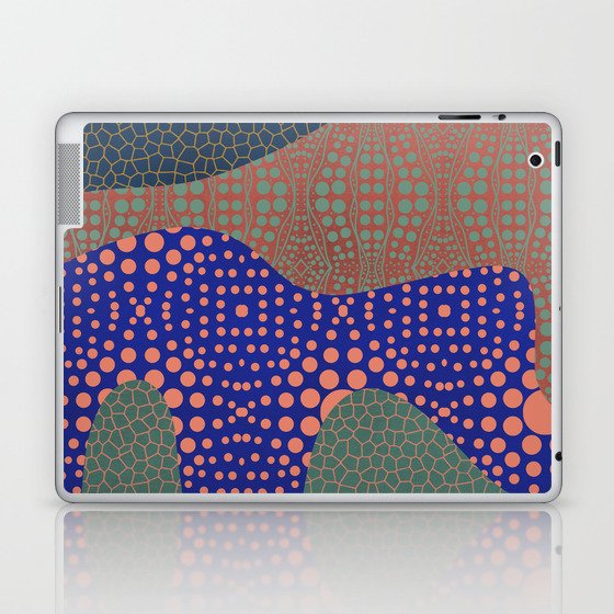 Aboriginal pattern collage Laptop & iPad Skin