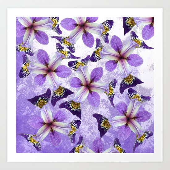 In the eye of the Iris Art Print