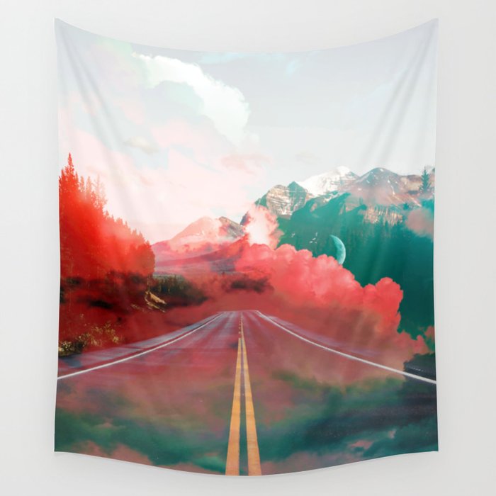 Road To Heaven #travel #nature Wall Tapestry