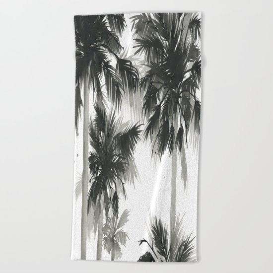 Paradis Noir IV Beach Towel