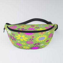 Floral Explosion in Green - A mother's day Special Fanny Pack