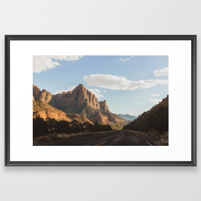 Road to Zion Framed Art Print