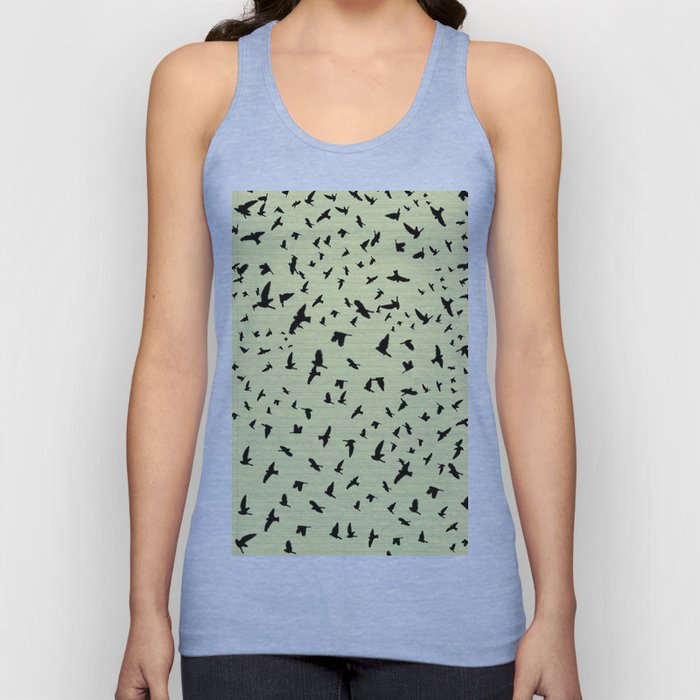 Flying Birds on a notebook Tank Top