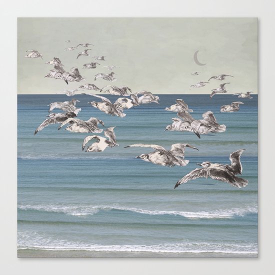 On their way Canvas Print