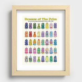 Dresses of The Frizz Recessed Framed Print