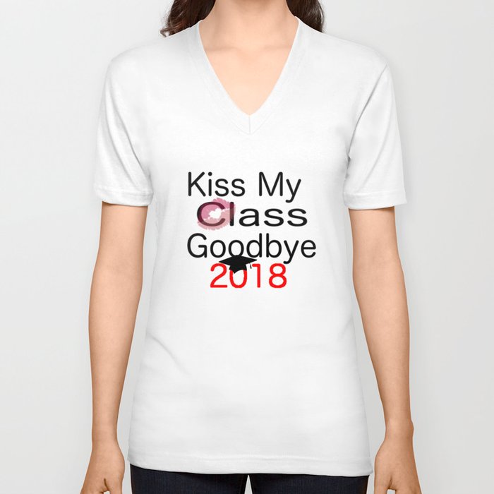 kiss my class new goodbye 2018 love senior year graduate art cute