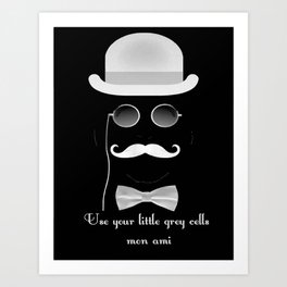 Hercules Poirot Quotes!! Art Print
