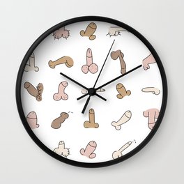 Penis Art Wall Clock
