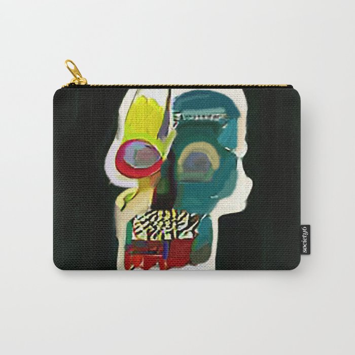 Abstract Street Art Urban Contemporary Art Skull Carry-All Pouch