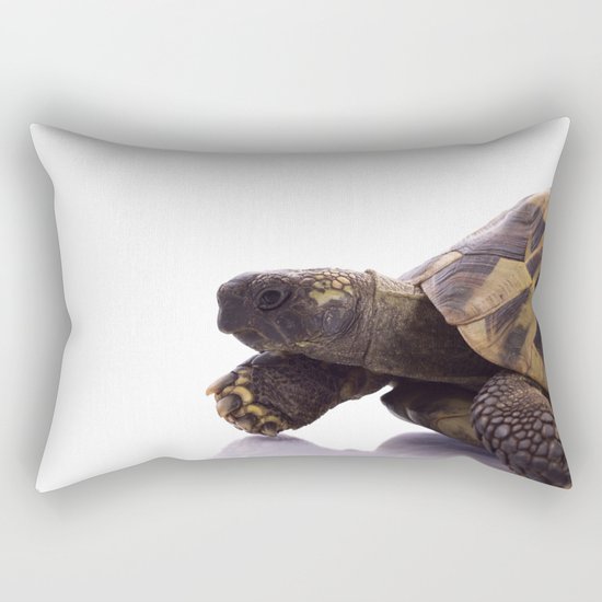 Greek land tortoise Rectangular Pillow