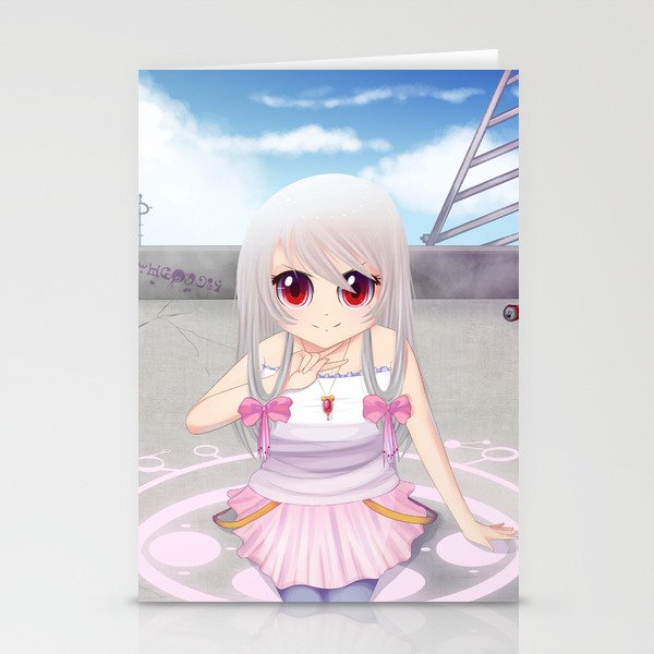 Kyubey - Magical Girl AU  Stationery Cards