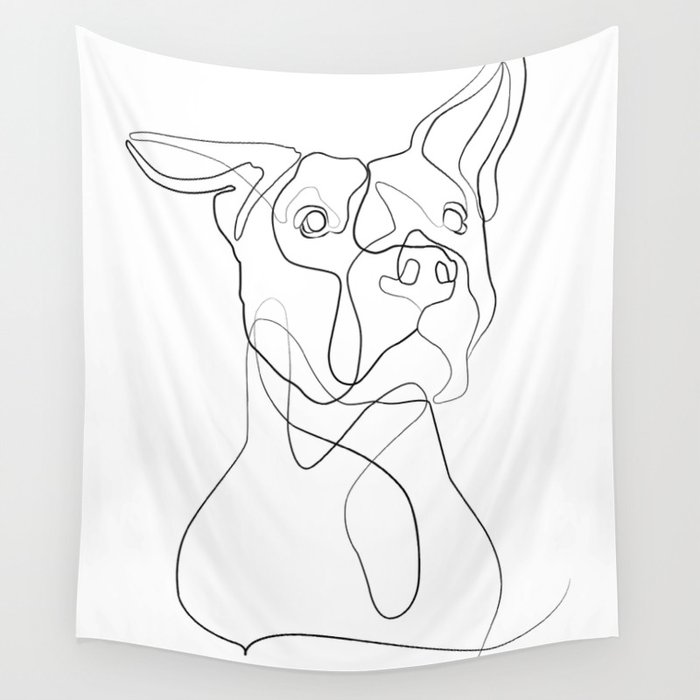 Pitbull tapestry best sale