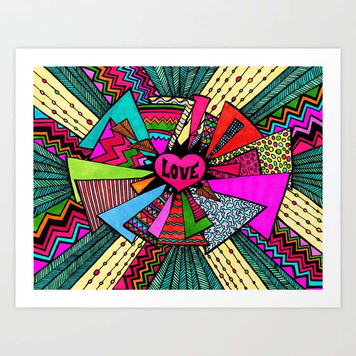 Power of Love...2 Art Print