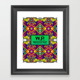 WP - Widespread Panic - Psychedelic Pattern 1 Framed Art Print