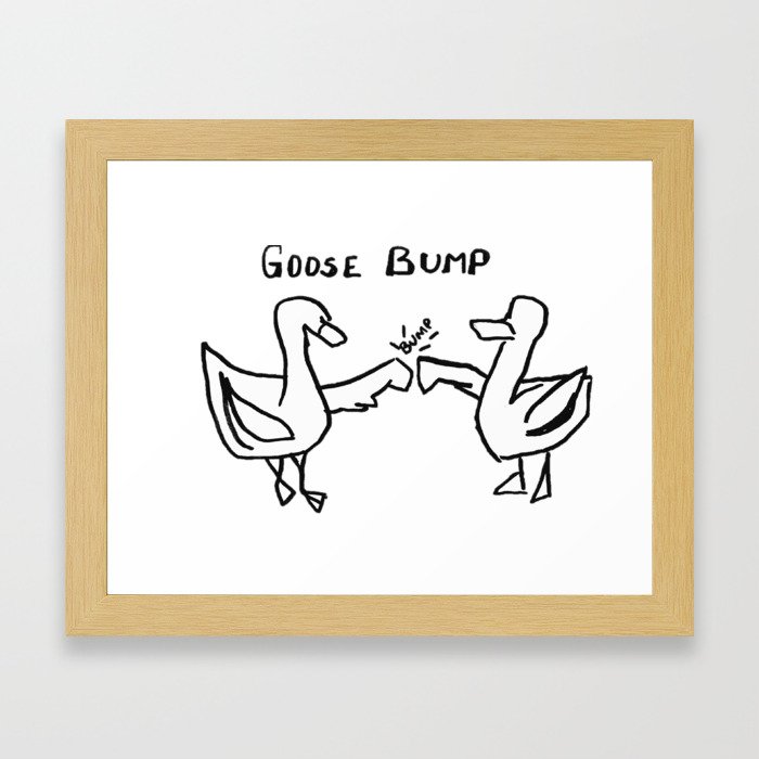 Goose Bump Framed Art Print