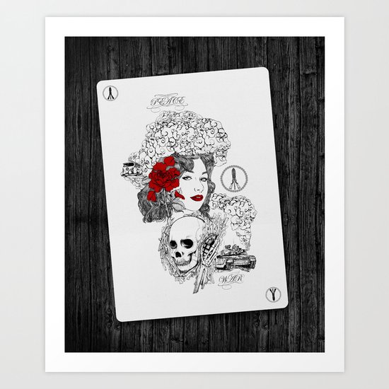 Peace & War Art Print