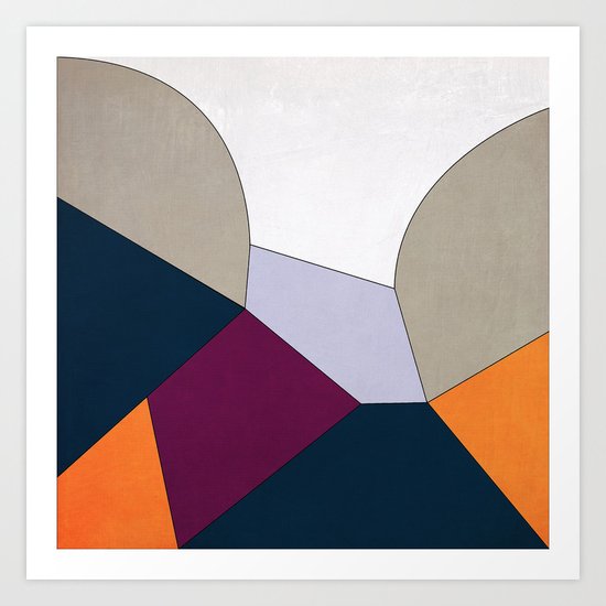 Geometric YM Art Print