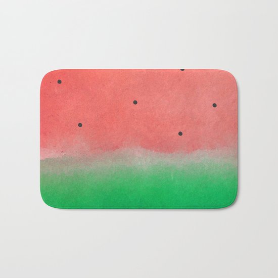 Watermelon Washout #society6 Bath Mat
