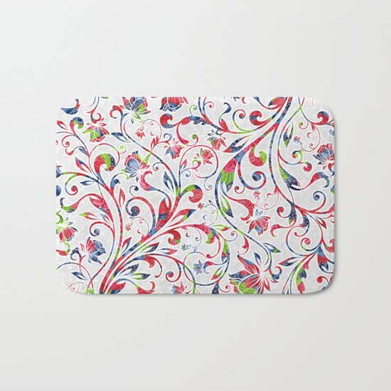 Berries Pattern 07 Bath Mat