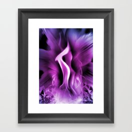 The Violet Flame of Saint Germain (Divine Energy & Transformation) Framed Art Print