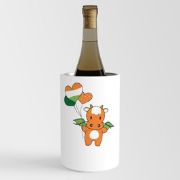Dragon With Ireland Balloons Cute Animals Wine Chiller