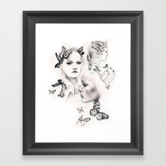 Gemma Ward Framed Art Print