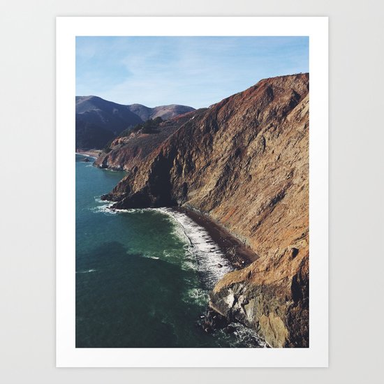 San Francisco Beach. Art Print