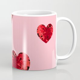 Hearty hearts pink heart Coffee Mug