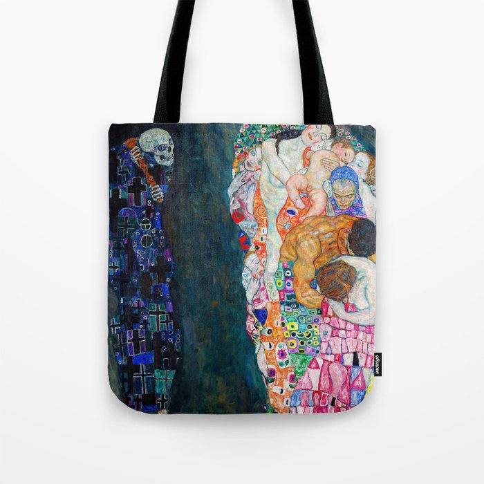 Gustav Klimt - Death and Life Tote Bag