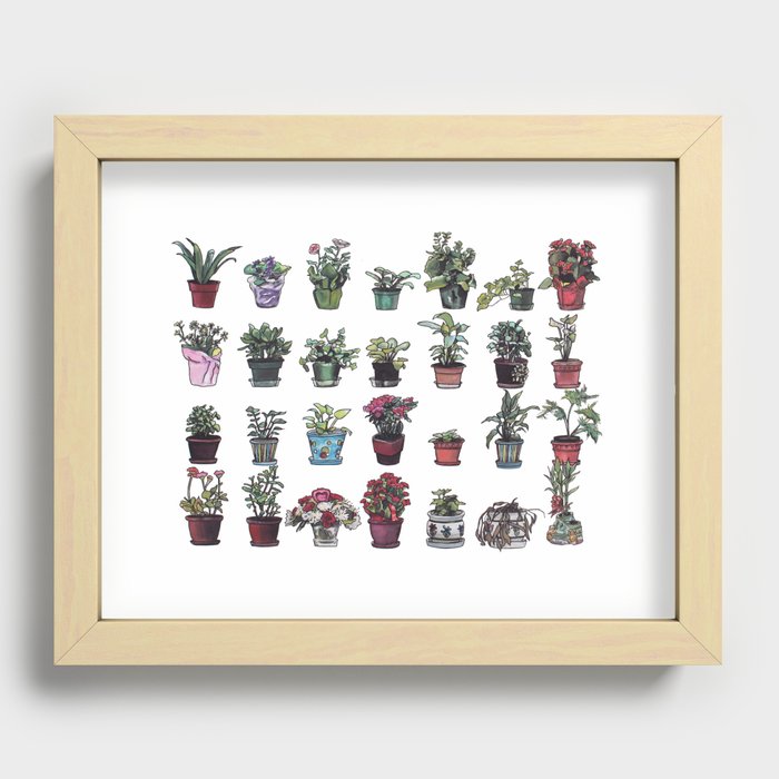 Beesly Botanicals Recessed Framed Print