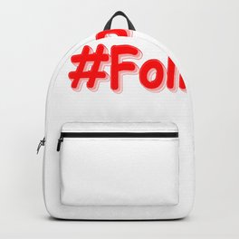 "#FollowMe" Cute Design. Buy Now Backpack