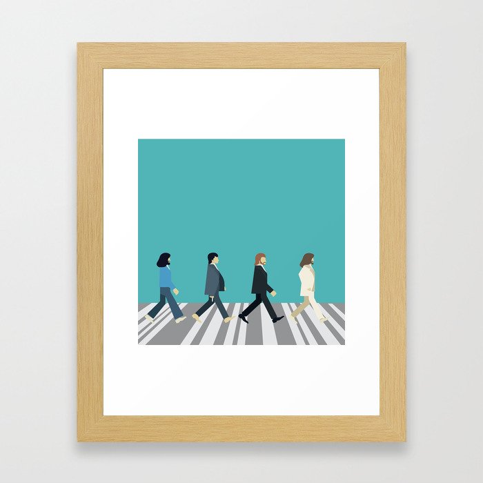 The tiny Abbey Road Framed Art Print