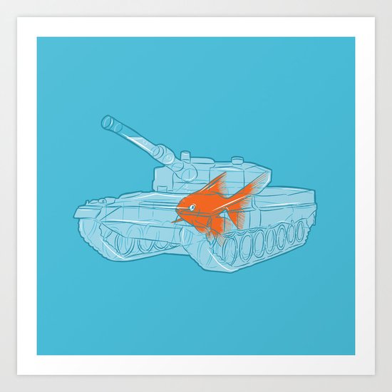 Fish Tank Art Print