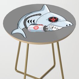 Robot Shark Madness Side Table