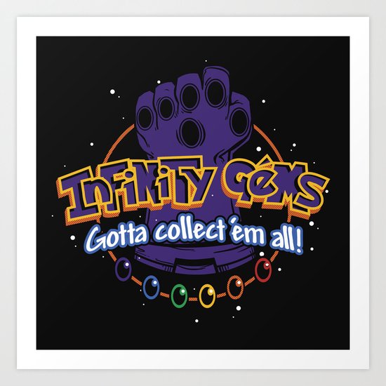 Collect 'em all! Art Print