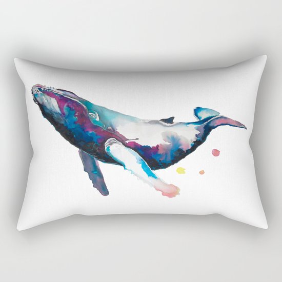 Humpback Whale Rectangular Pillow