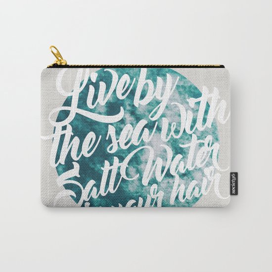 Salt Water #society6 #decor #buyart Carry-All Pouch