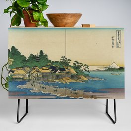 Enoshima in Sagami Province Katsushika Hokusai (Japanese, 1760-1849) Credenza