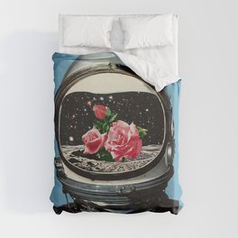 Spring Crop at the Rosseland Crater Duvet Cover